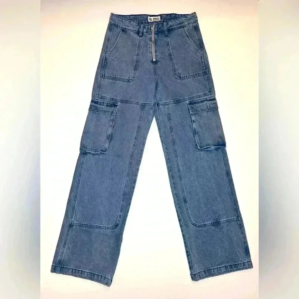 PTCL Women’s Ethical Clothing Cargo Jeans Size- 7